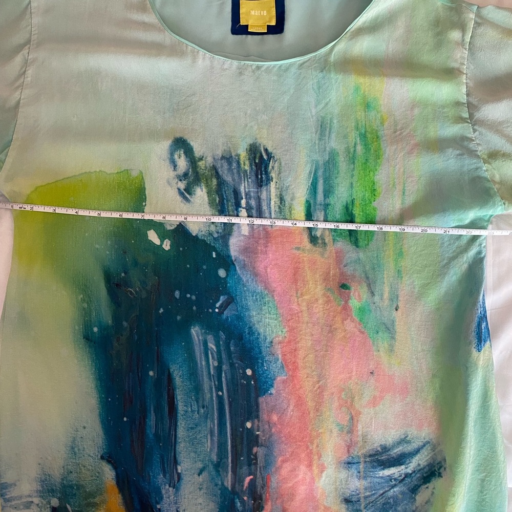 Anthropologie Maeve Multicolor Abstract Dress - Picture 6 of 12